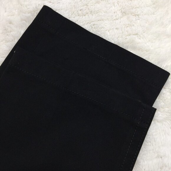 Alysi Women's Black Straight Slacks Trousers Pants Size 8 - Picture 4 of 14